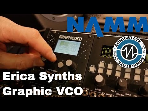 NAMM 2018: Erica Synths - Graphic VCO &amp; Drum Sequencer