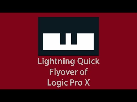My lightning quick flyover of Logic Pro X