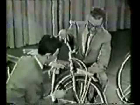 Steve Allen show, Frank Zappa Playing music on a Bicycle 1963