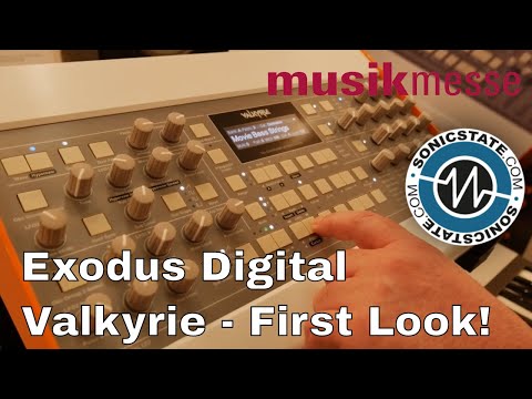 MESSE 2018: 128 voice VA - Exodus Digital Valkyrie - First Look!