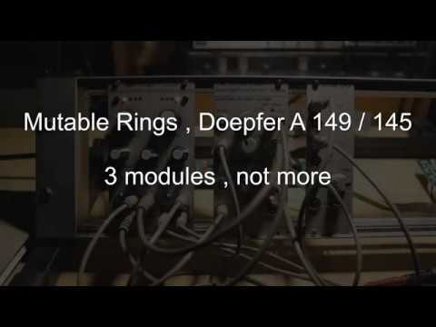 Mutable Instruments Rings &amp; Doepfer A 149 ( Buchla 265/66 )