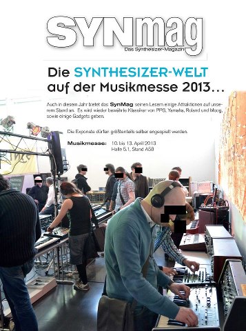 Musikmesse Synthesizer-Magazin Stand 2013