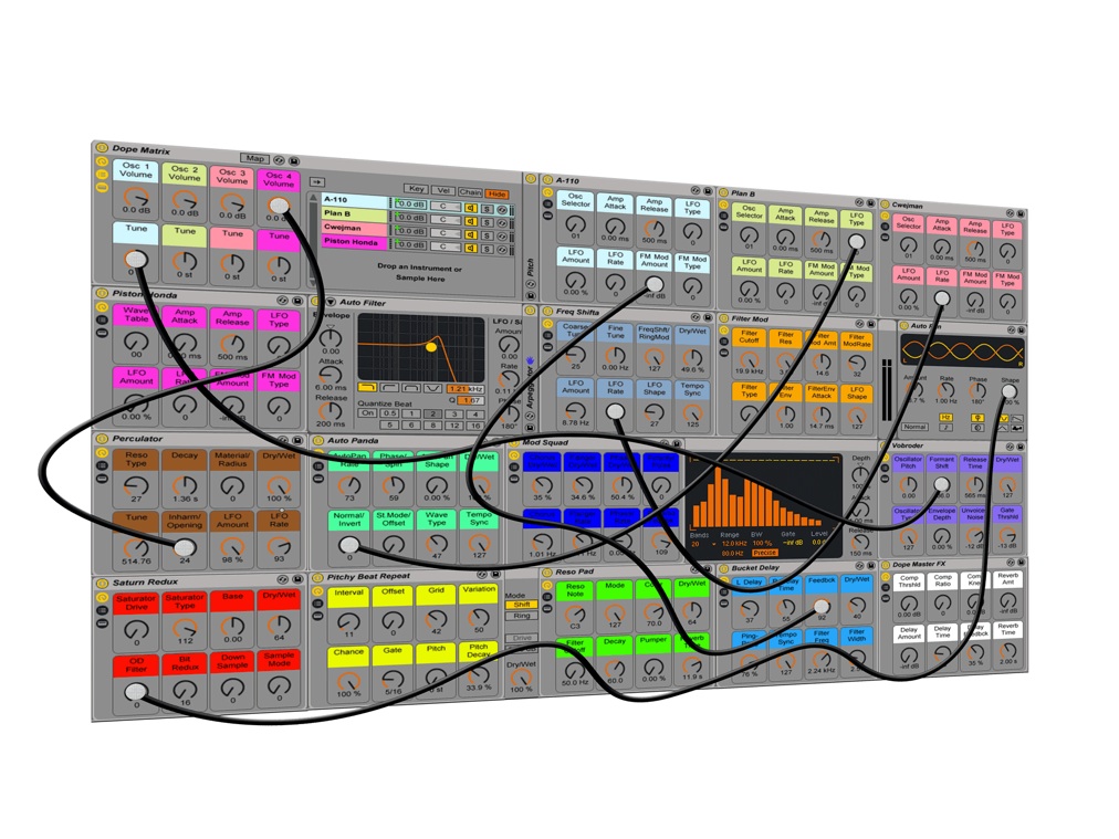 Dope Matrix - Virtual Modular Synth for Ableton Live 9 - YouTube