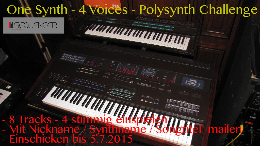 one synth 4 voices polysynth