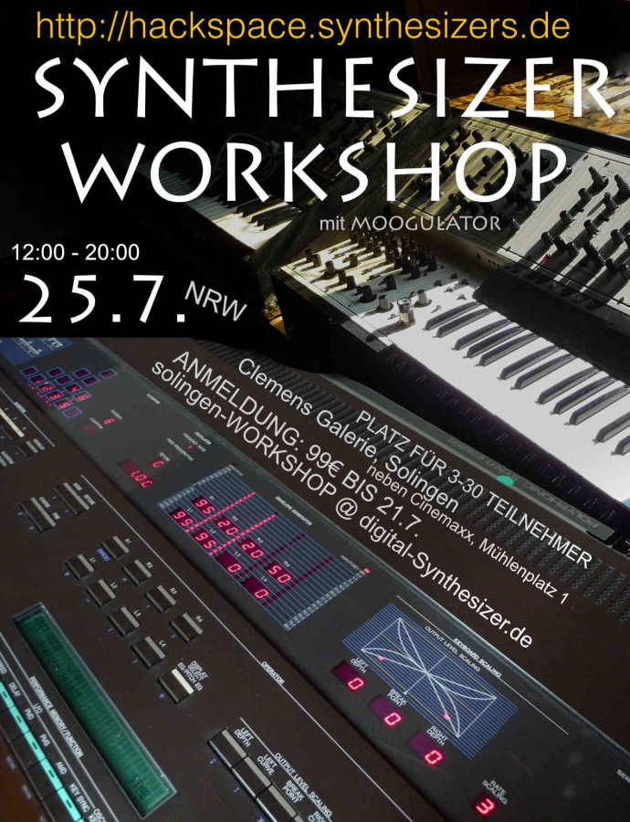 25.7. Solingen Synthesizer Hackspace / Sequencer Archiv Synthesizer, Sequencer
