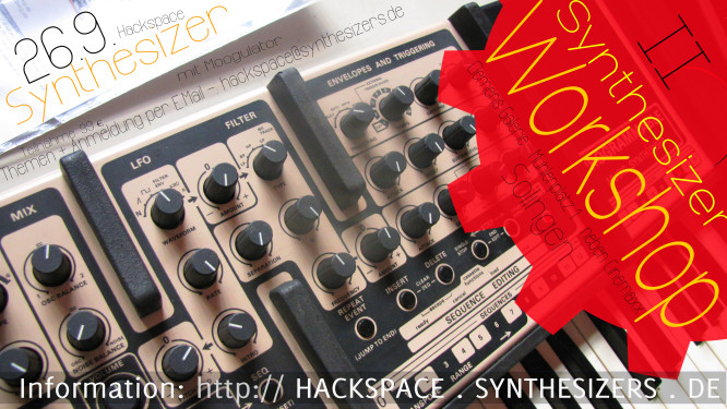 Synthesizer Workshop 26.9. Solingen - Hackspace II