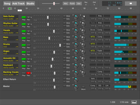 multitrack studio AU