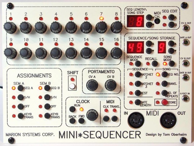 Marion Mini sequencer