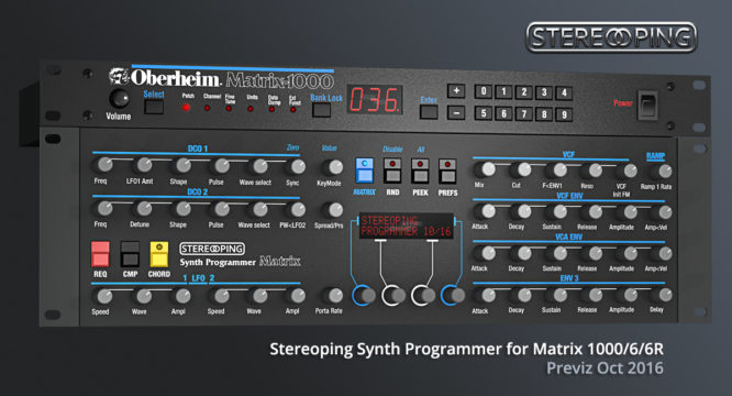 Stereoping Programmer Matrix Oberheim