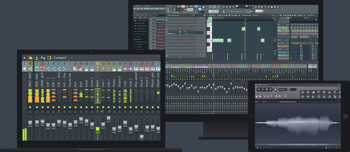 DAW FL-Studio 20 - Mac Version - TR-Step Programming! - Sequencer