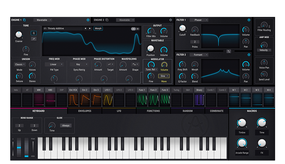 Arturia Pigments Wavetable Synthesizer Sequencer Archiv Synthesizer