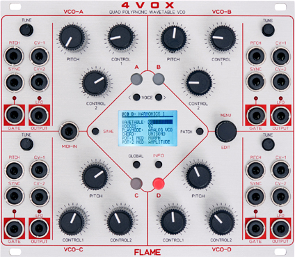 Flame 4Vox Wavetable OSC