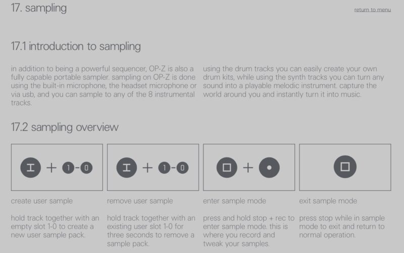 OP-T Sampling jetzt möglich - Drum und Tonal Modes.