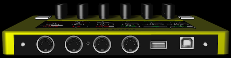 Electra One Controller mit Parameternamenanzeige