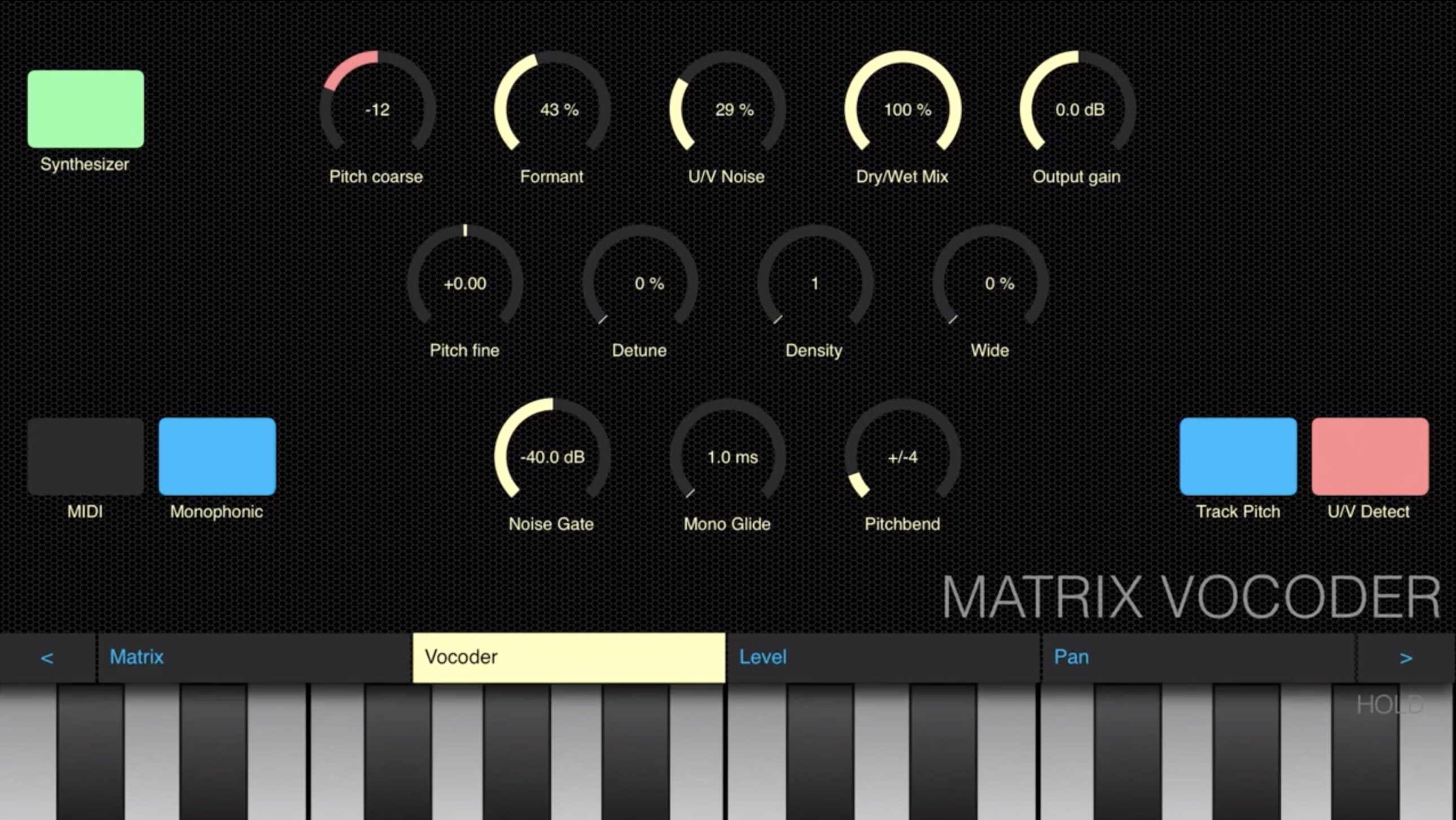 Matrix-Vocoder Virsyn