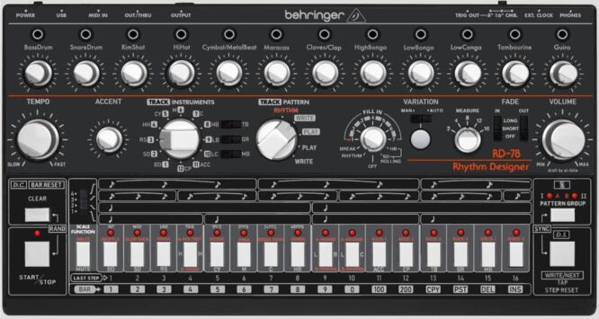 Behringer br78 cr78