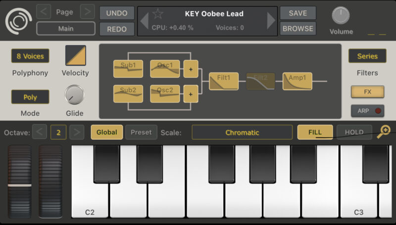 Synthmaster One Free iOS Synth