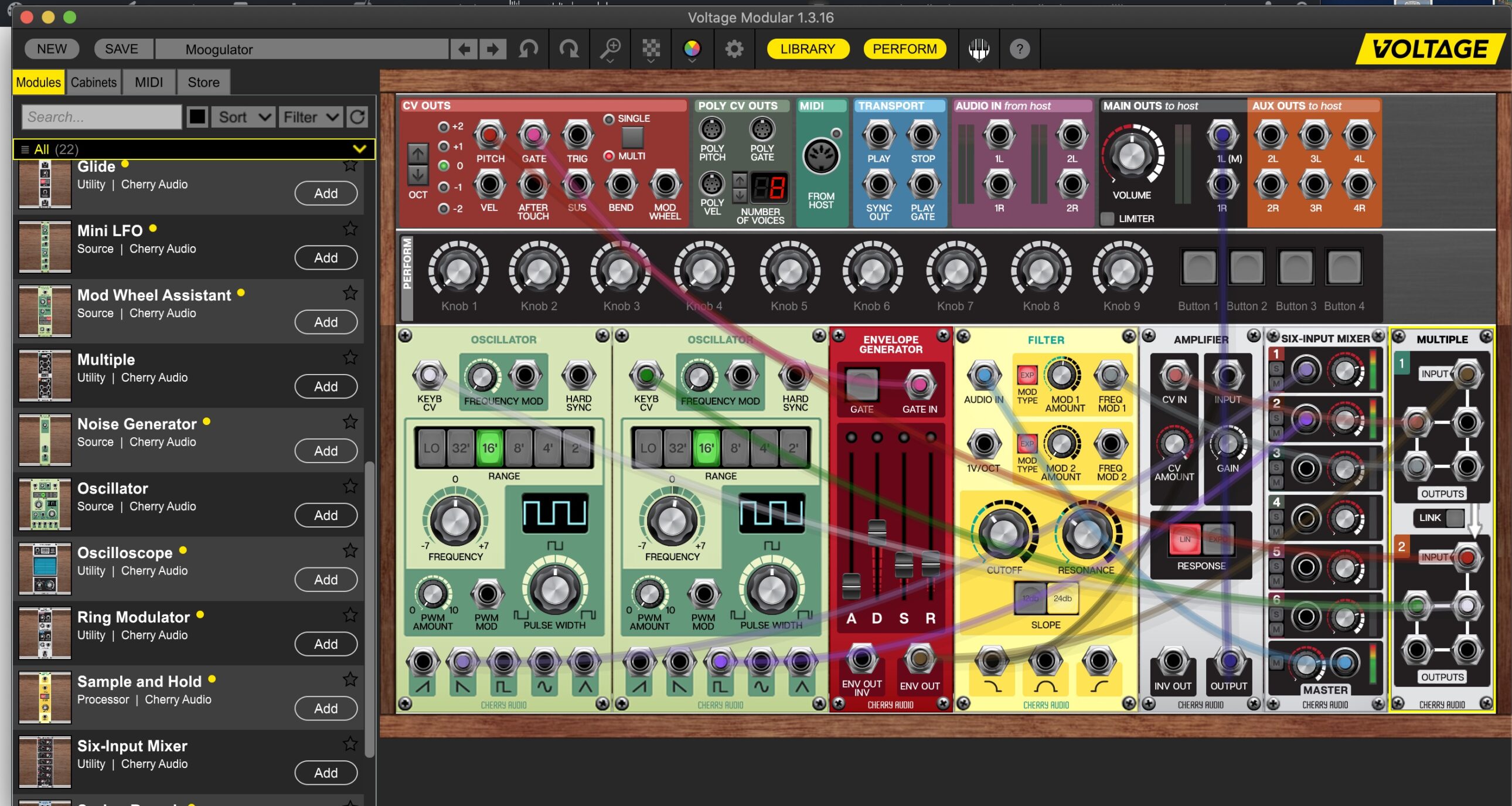 Voltage Modular Free Cherry Audio