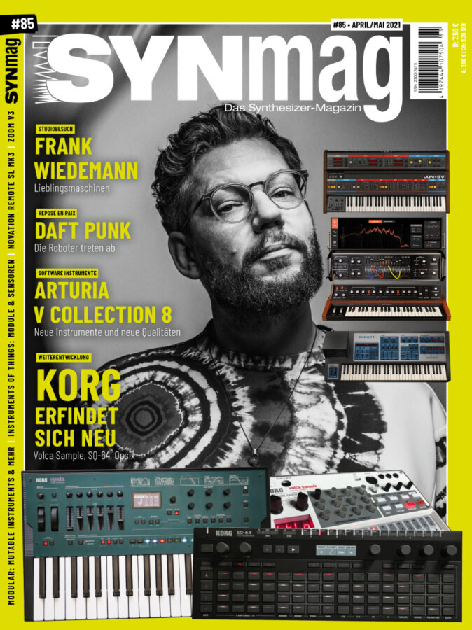 SynMag 85 - Das Synthesizer-Magazin - NeuErfindung Korg, Arturia, GEMA, Frank Wiedemann, Daft Punk