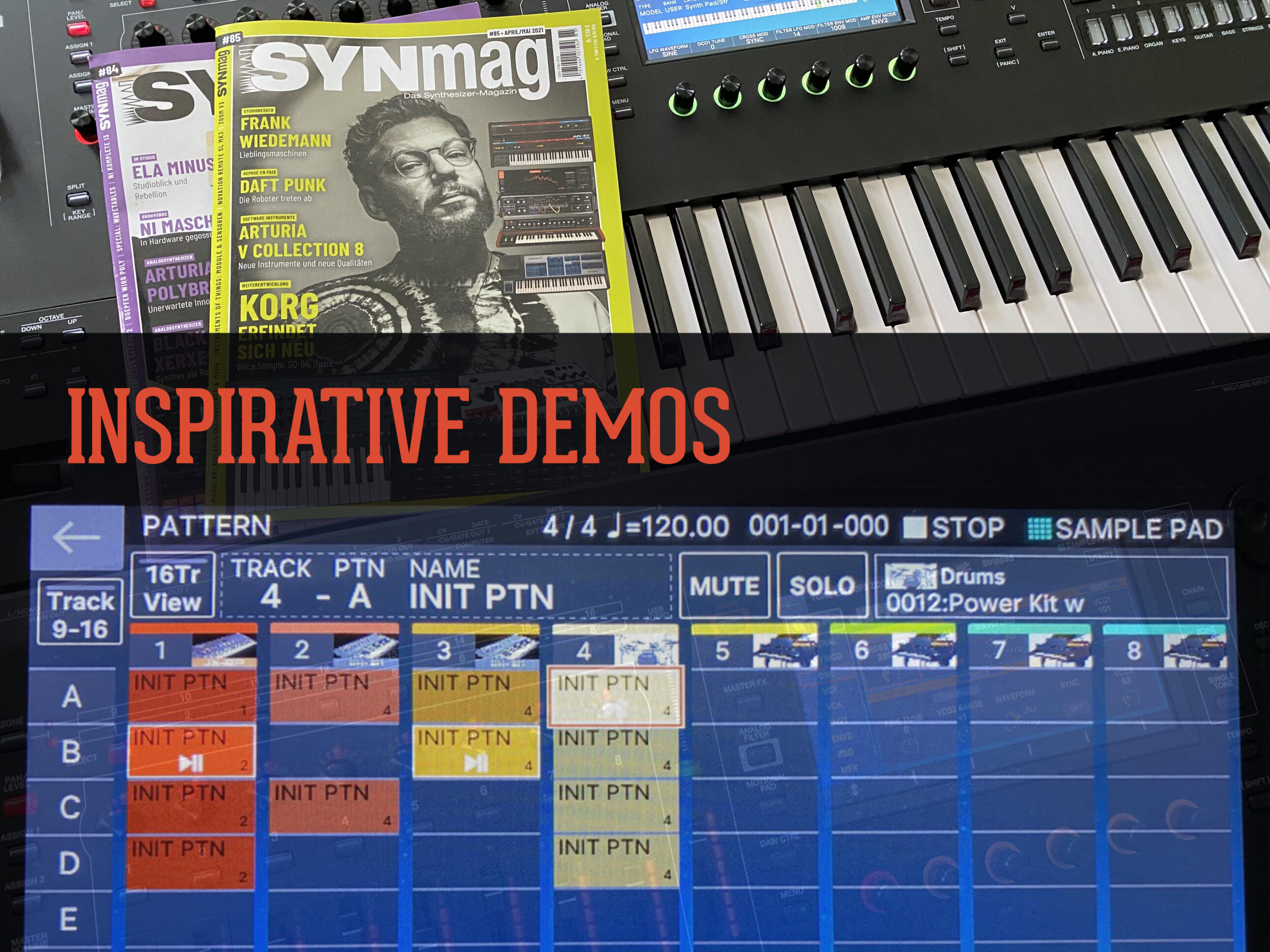 Inspirative Synthesizer Demos Symbolbild