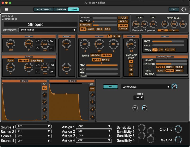 Roland Jupiter Xm Editor