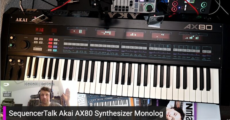 SequencerTalk Akai AX80 Synthesizer