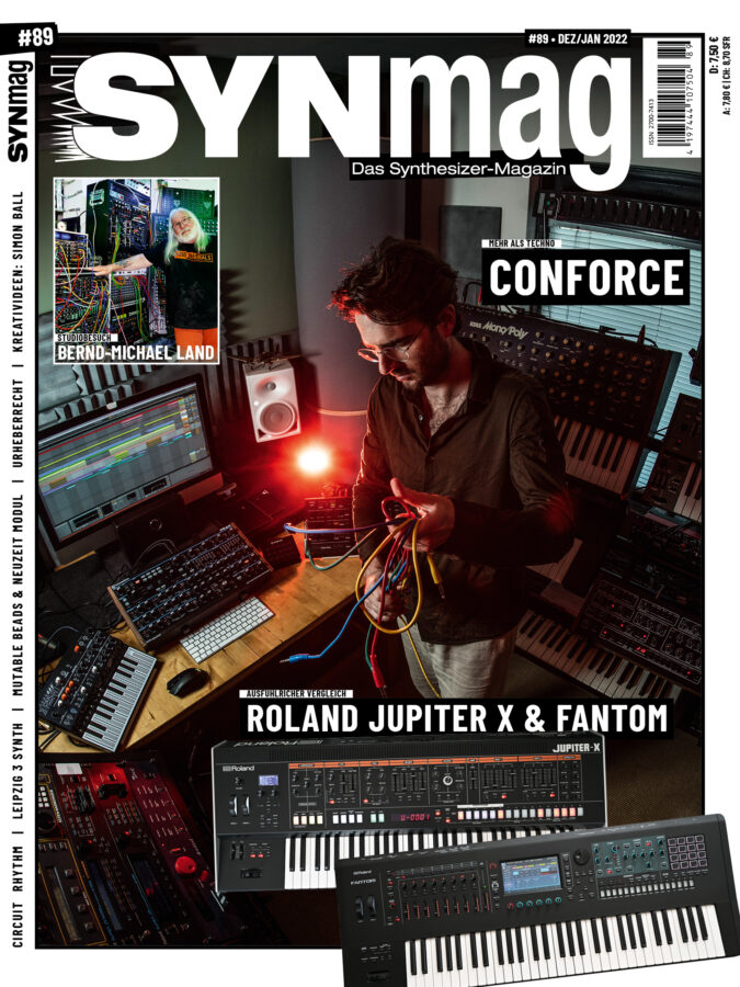 SynMag 89 - Das Synthesizer-Magazin, Roland ZEN-Core Synths gegen Aira - System gegen Jupiter X und Fantom, Novation Circuit Rhythm Sampler/Groovebox, Module von Neuzeit und Mutable etc.