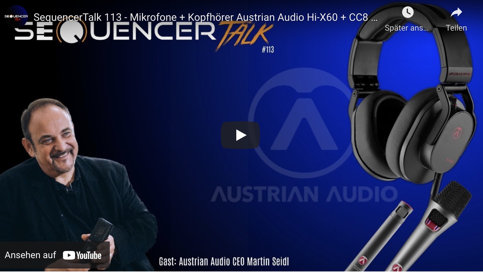 SequencerTalk 113 Austrian Audio