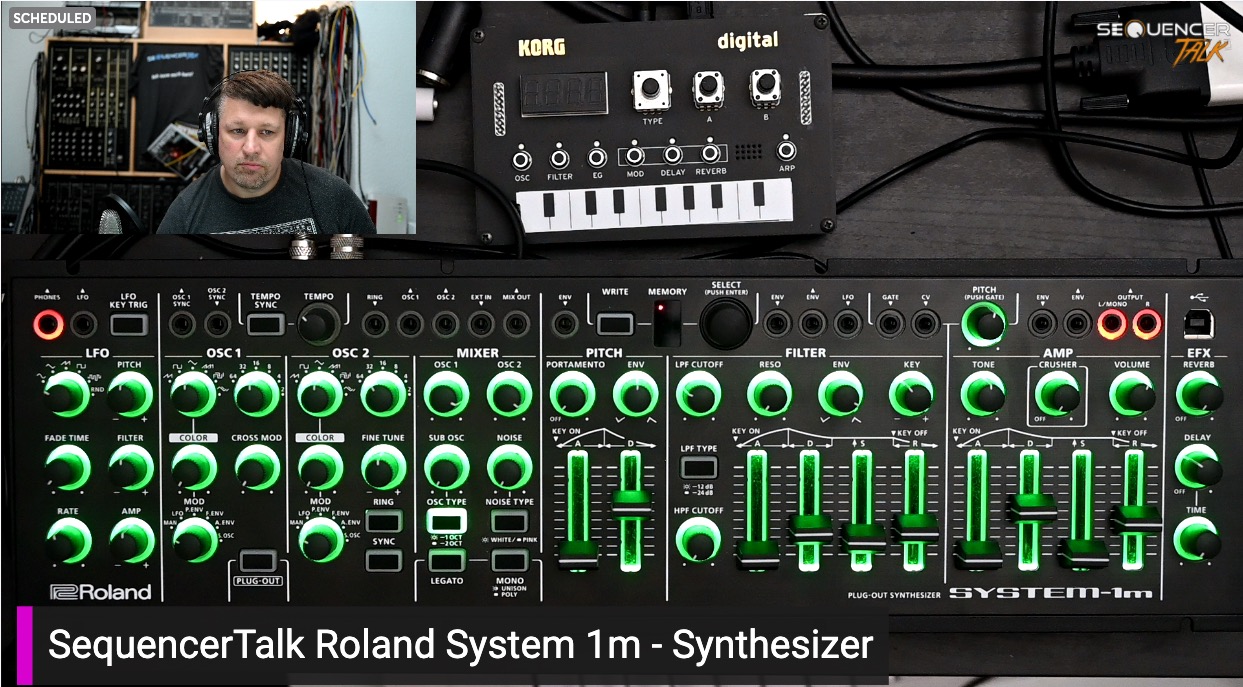 Roland System 1m SequencerTalk Feedback