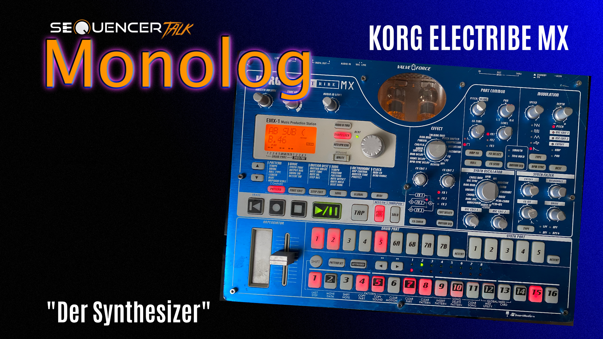 Korg Electribe MX Sequencer Talk Monolog