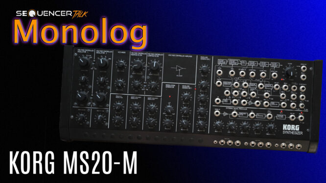 Korg MS20M Sequencer Talk Monolog