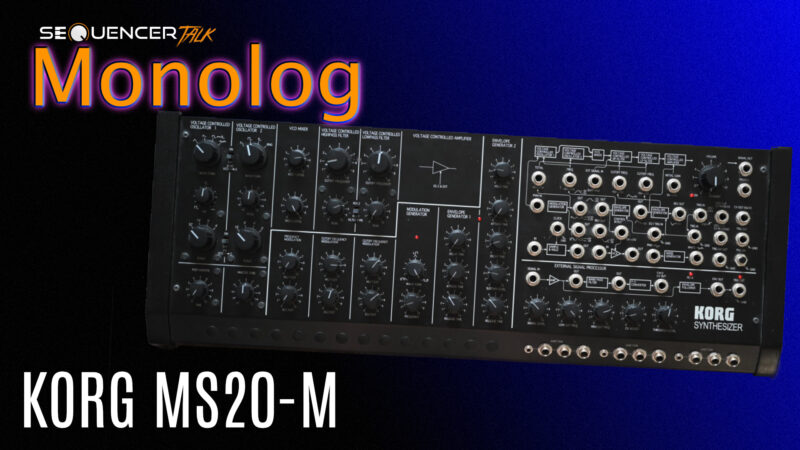 Korg MS20M Sequencer Talk Monolog