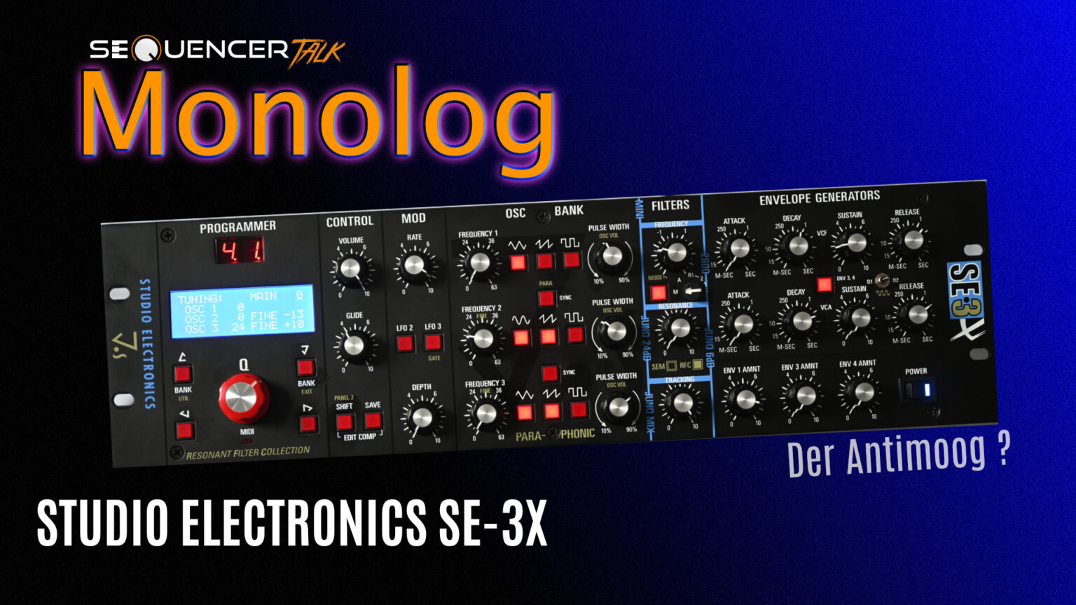 Studio Electronics SE3X Die Details Rundlauf & Fragestunde