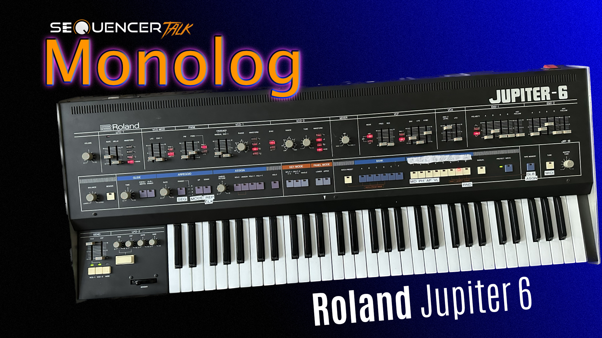 Roland Jupiter 6 SequencerTalk