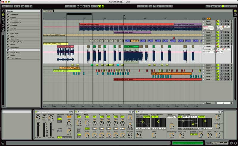 Ableton Live synthesizer