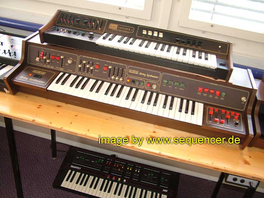 Analog string synth top