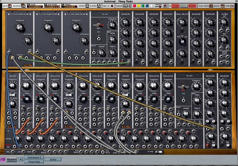 moog modular V by arturia