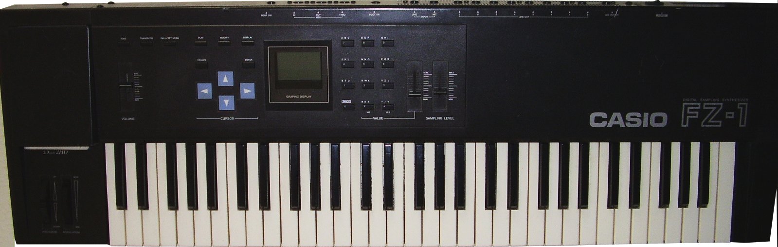 Casio FZ1, Fz10m, Fz20m synthesizer