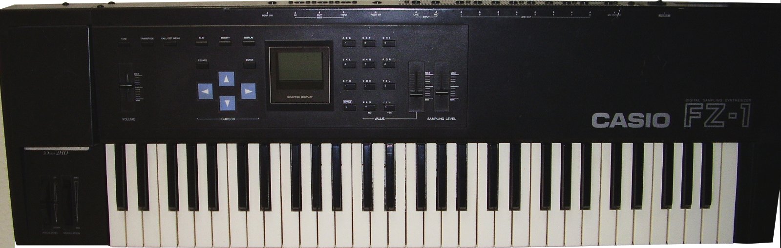 Casio FZ1, Fz10m, Fz20m synthesizer