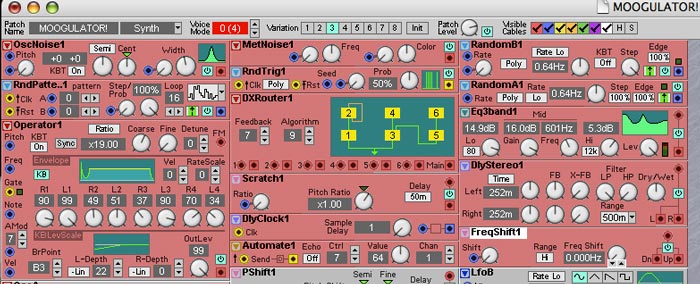 new clavia g2 synthesizer modules in os1.2