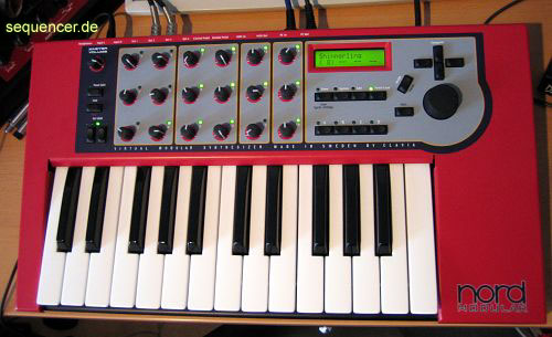 Clavia NordModular, NordModularRack synthesizer