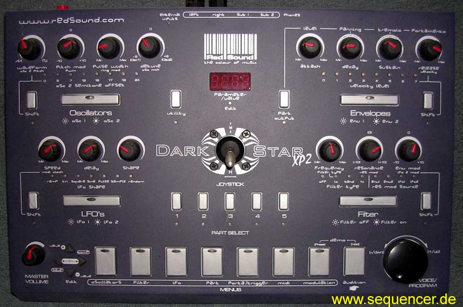 Red Sound Dark Star , XP2 synthesizer