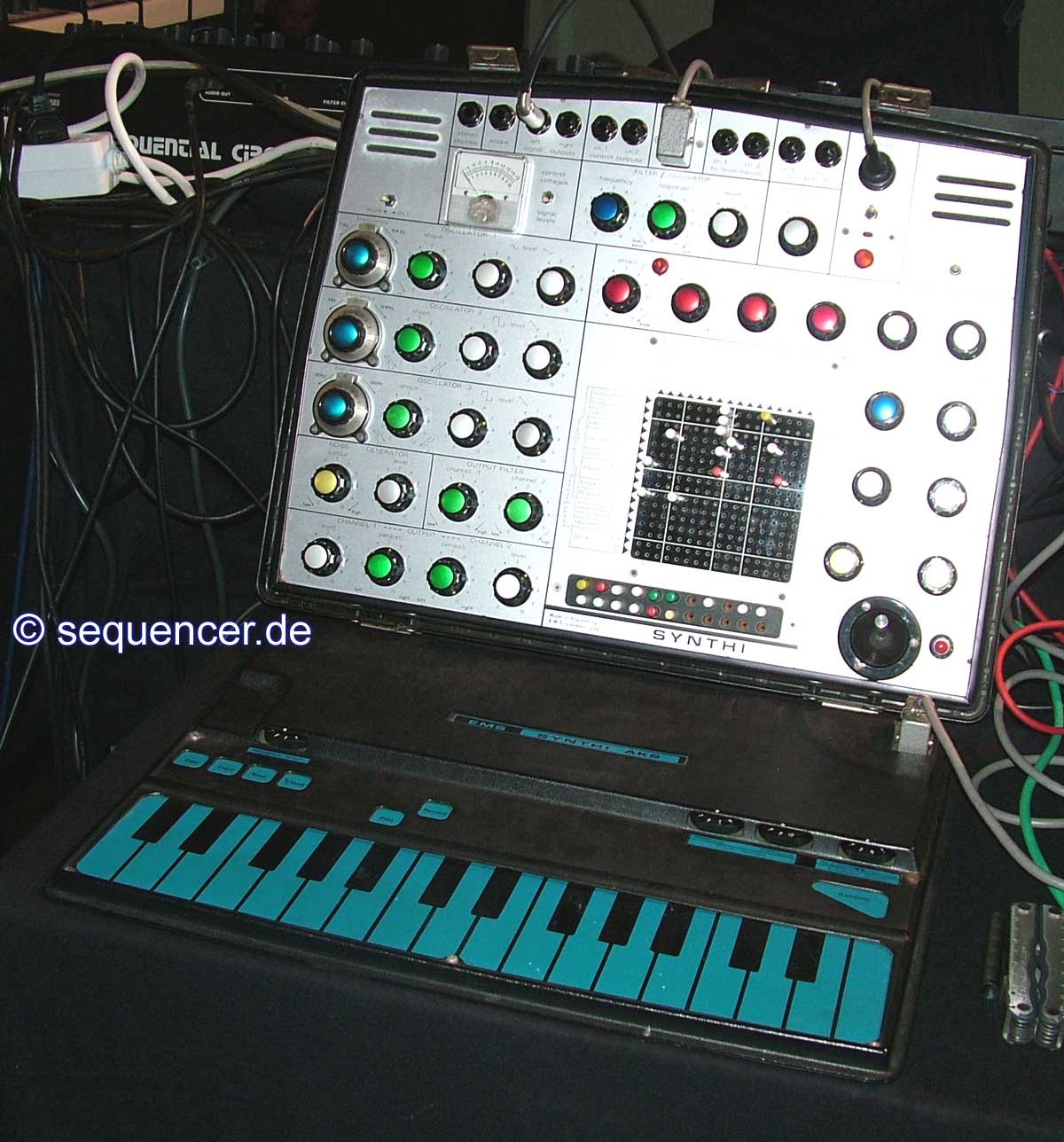 EMS Synthi AKS synthesizer sequencer