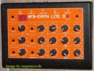 mfb synth lite 2 orange prototype
