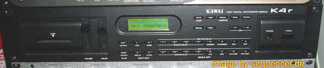 Kawai K4, K4r synthesizer