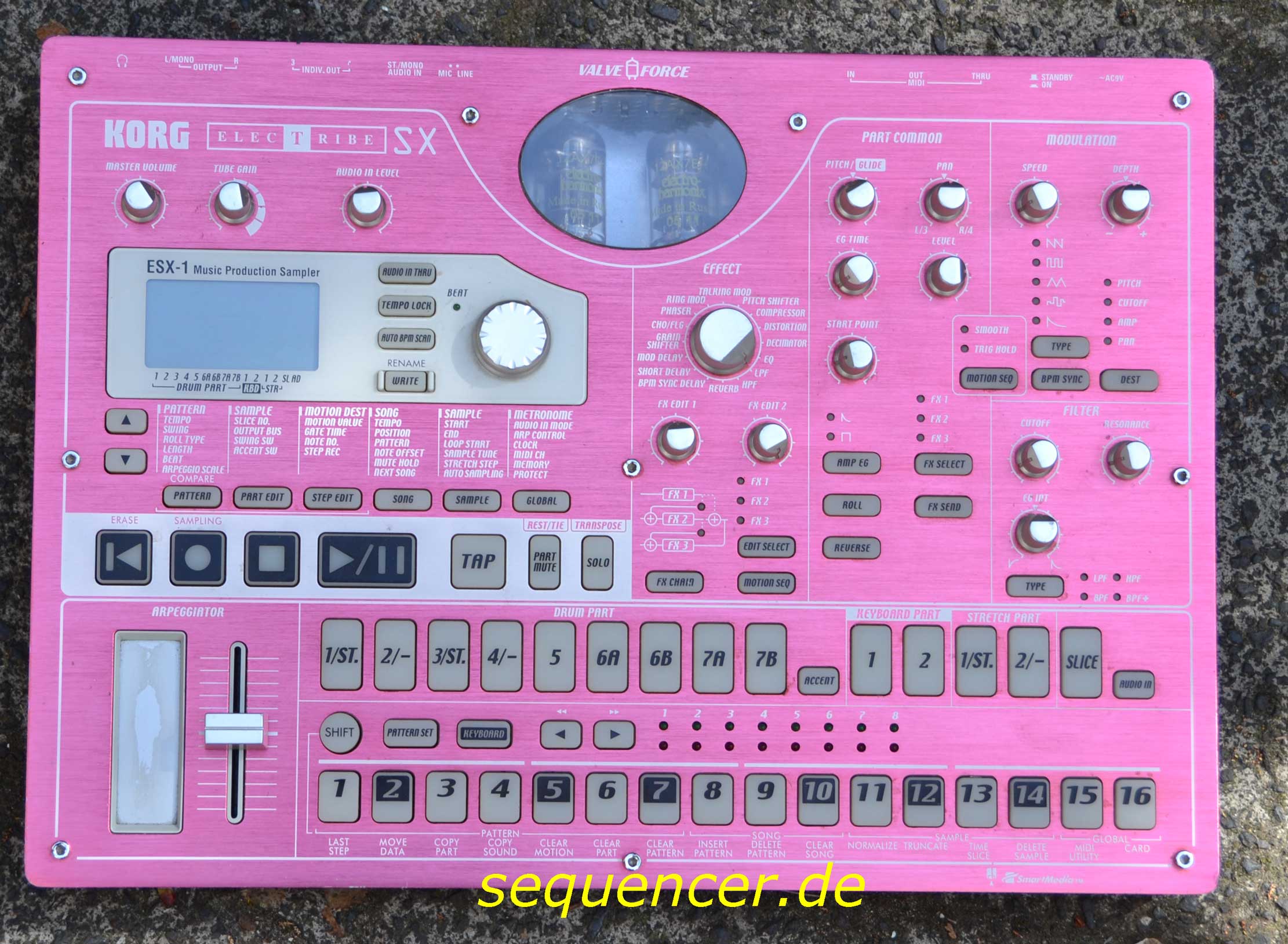 Korg Electribe SX1, ESX1 Sampler TR sequencer