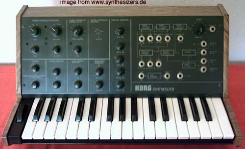 Korg MS10 synthesizer