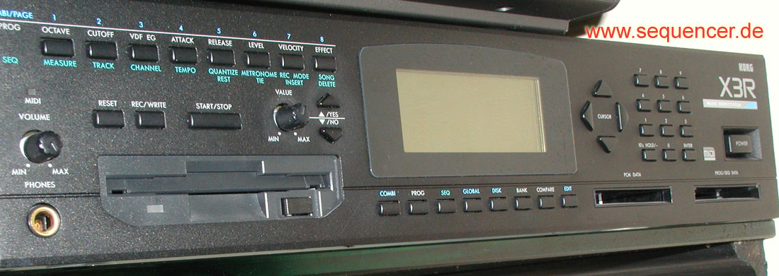 Korg X2, X3, X3R synthesizer