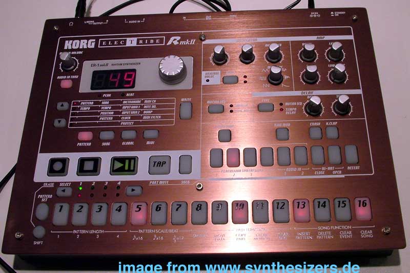 Korg Electribe R, ER1Mk 2 groovebox TR sequencer