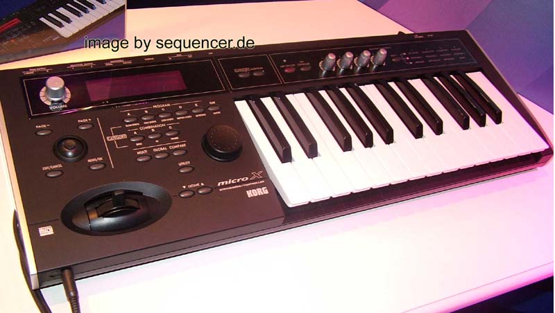 Korg X50, microX synthesizer